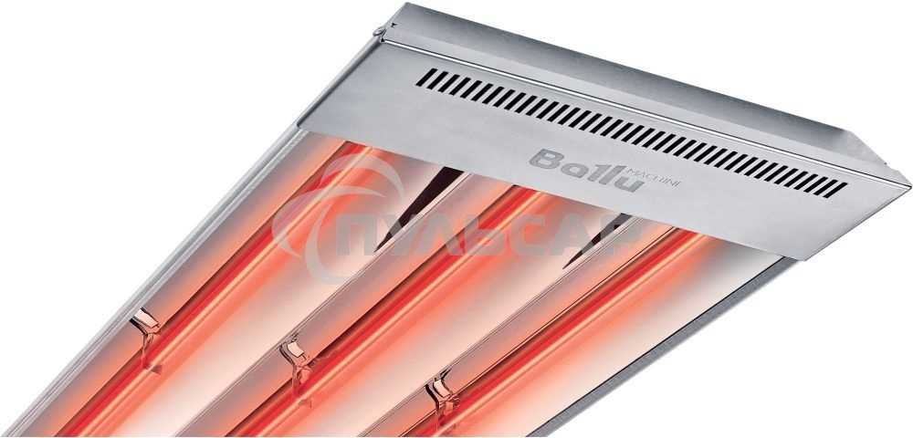 Обогреватель инфракрасный Ballu BIH-Т-6.0 серый, 6000 Вт, 60 м2