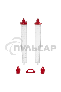 Гидроуровень Matrix удлиненная колба, рельефная градуировка, 25 м