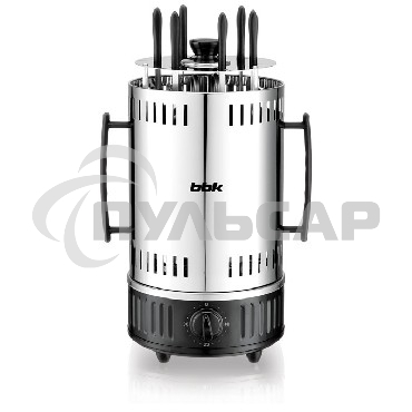 Электрошашлычница BBK BBQ603T нержавеющая сталь/черный