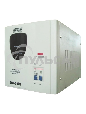 Стабилизатор СТАБИК СтАР-5000однофазный, цифровой 220В 5000ВА вх.:140-270В