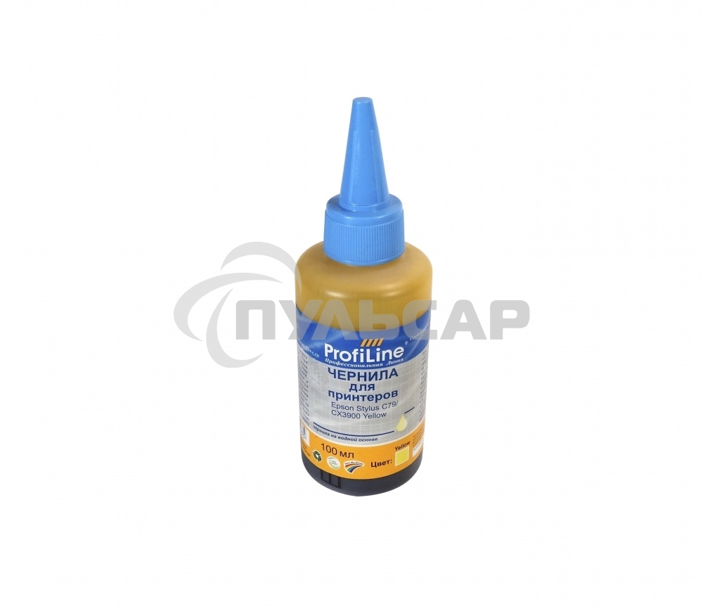 Чернила PL-T0734 для принтеров Epson StylusC79/3900(C79/B78/C91/CX4300) Yellow 100 мл водн ProfiLine