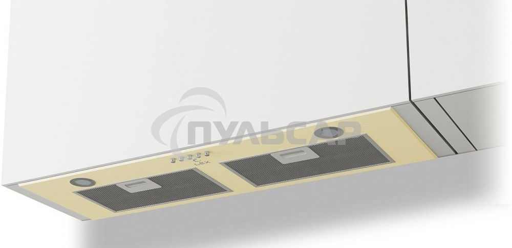 Вытяжка встраиваемая LEX GS Bloc P 900 слоновая кость управление: кнопочное (1 мотор)