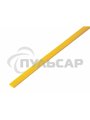 Трубка термоусадочная 6.0/3.0 1м жел. Rexant 20-6002