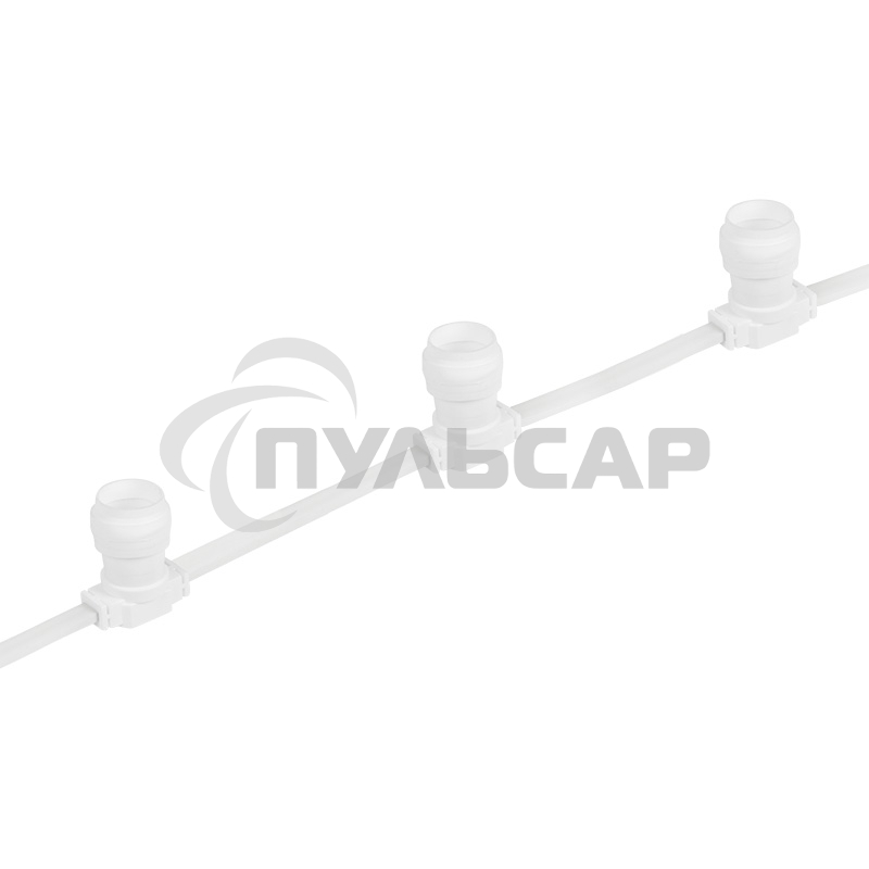 Гирлянда Neon-night Belt-Light 2 жилы шаг 15 см патроны e27 влагостойкая IP65 белый провод