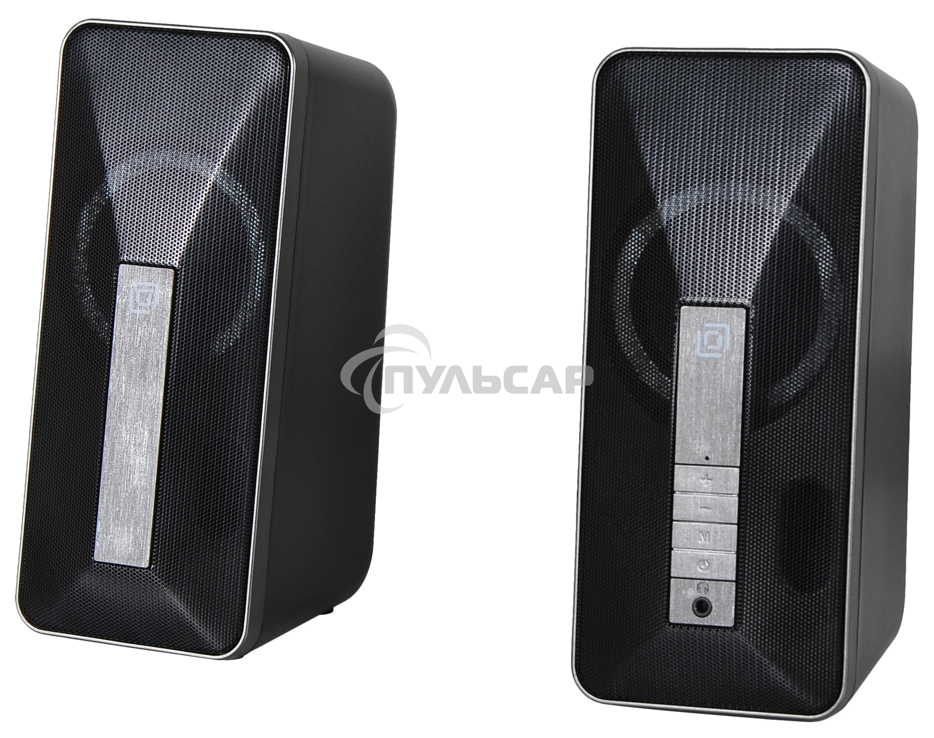 Портативная колонка Oklick OK-130 2.0 черный BT