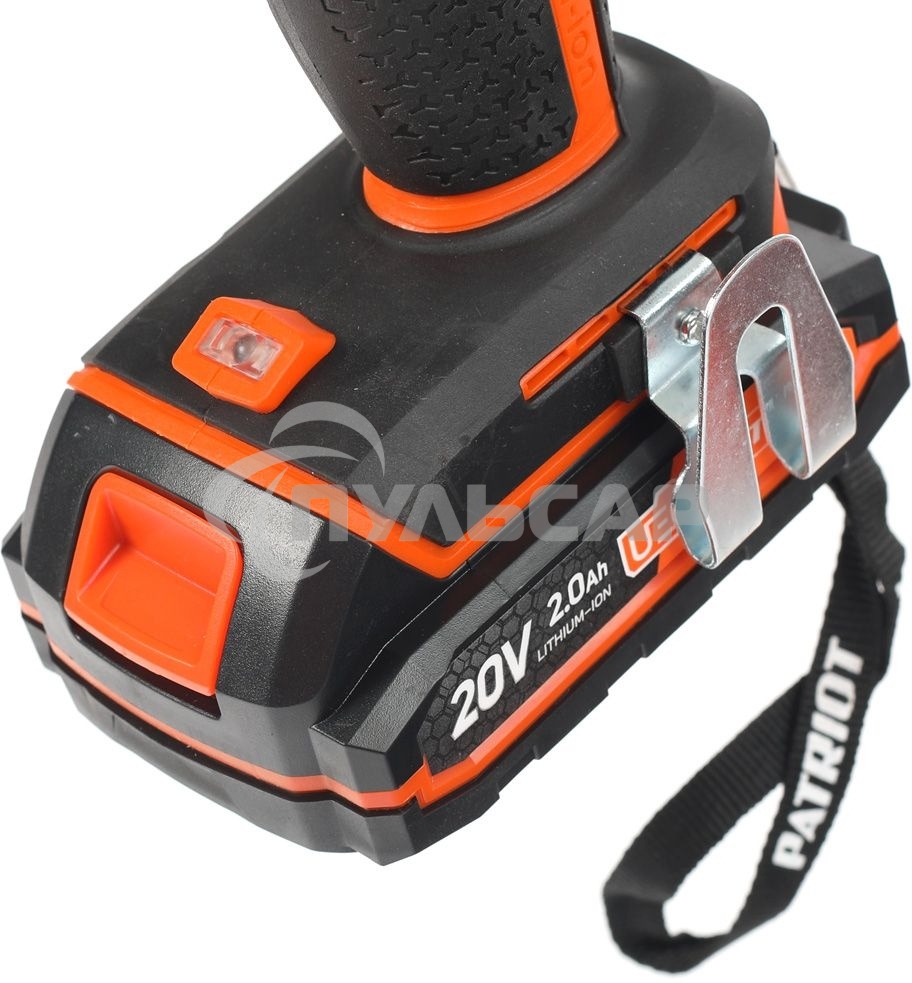 Дрель-шуруповерт Patriot BR 203UES, Аккумуляторная, 20В, 2 АКБ, Кейс