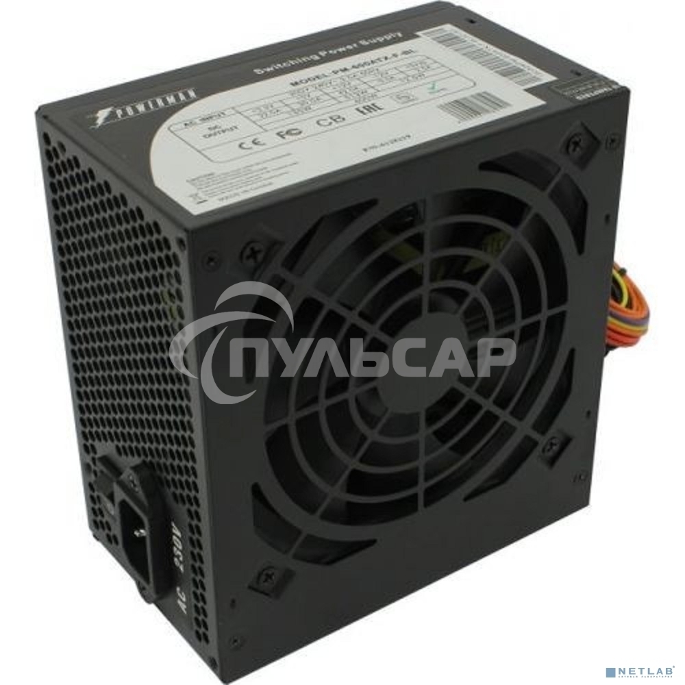 Блок питания Inwin / Powerman PM-600ATX-F-BL, 600 Вт, 120мм, черный