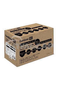 Стабилизатор напряжения ExeGate Expert AS-500 (500ВА, вход 140...260В, двойная цифр. индикация вход/вых. напряжения, выход 220В±8%, КПД 98%, 5 уровней защиты, задержка, метал. корпус, евророзетка, RTL)