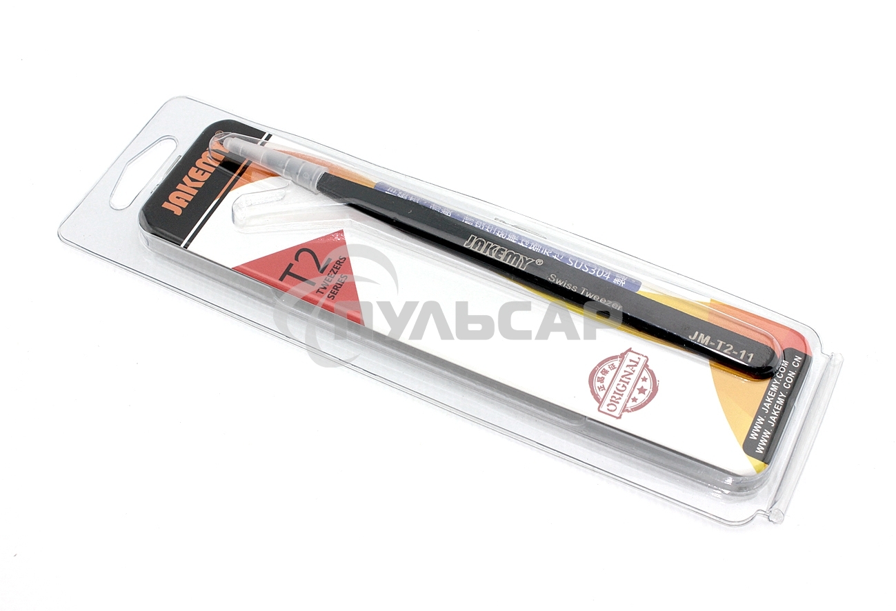 Пинцет Jakemy JM-T2-11 прямой, удлиненный