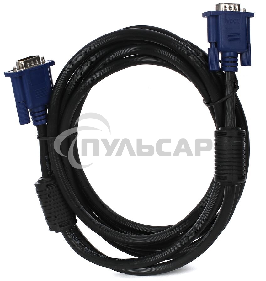 Кабель монитор-SVGA card (15M-15M) 3.0м 2 фильтра VCOM