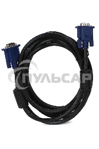 Кабель монитор-SVGA card (15M-15M) 3.0м 2 фильтра VCOM