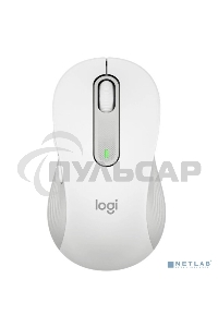 Мышь беспроводная Logitech Signature M650 L белый, 4000 dpi, радиоканал, Bluetooth, USB, кнопки - 5