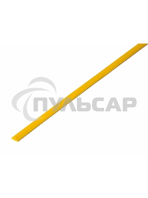 Термоусадочная трубка 3,5/1,75 мм, желтая, упаковка 50 шт. по 1 м 20-3502 Rexant
