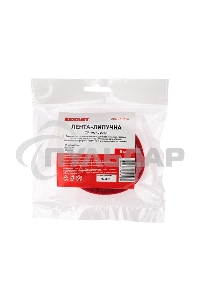 Лента-липучка многоразовая Rexant 5 м х 20 мм, красная (1 шт.)