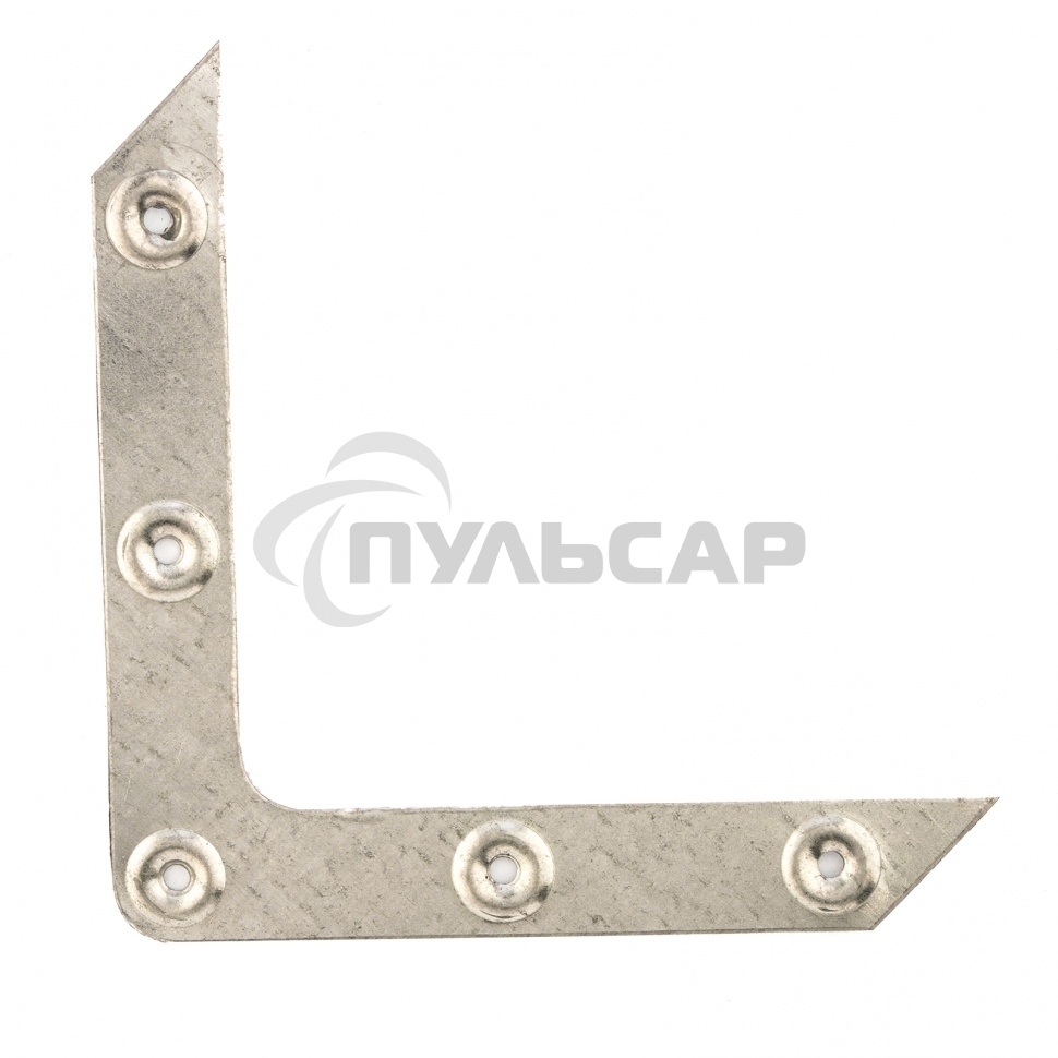 Уголок оконный, 1,2 мм, 100х100 мм, цинк, Россия Сибртех