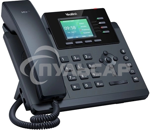 Настольный IP-телефон YEALINK SIP-T34W, 4 аккаунта, Wi-Fi, USB, 2.4