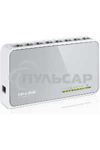 Коммутатор TP-Link SOHO TL-SF1008D Коммутатор 8-port 10/100M mini Desktop Switch, 8 10/100M RJ45 ports, Plastic case