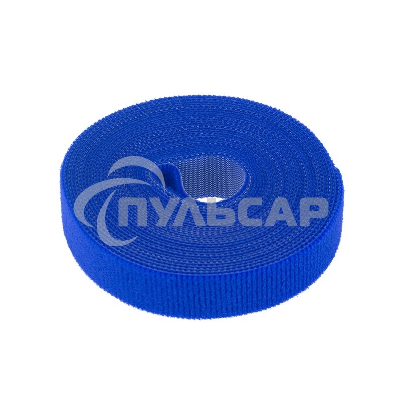 Лента-липучка многоразовая 5 м х 20 мм, синяя (1 шт.) Rexant