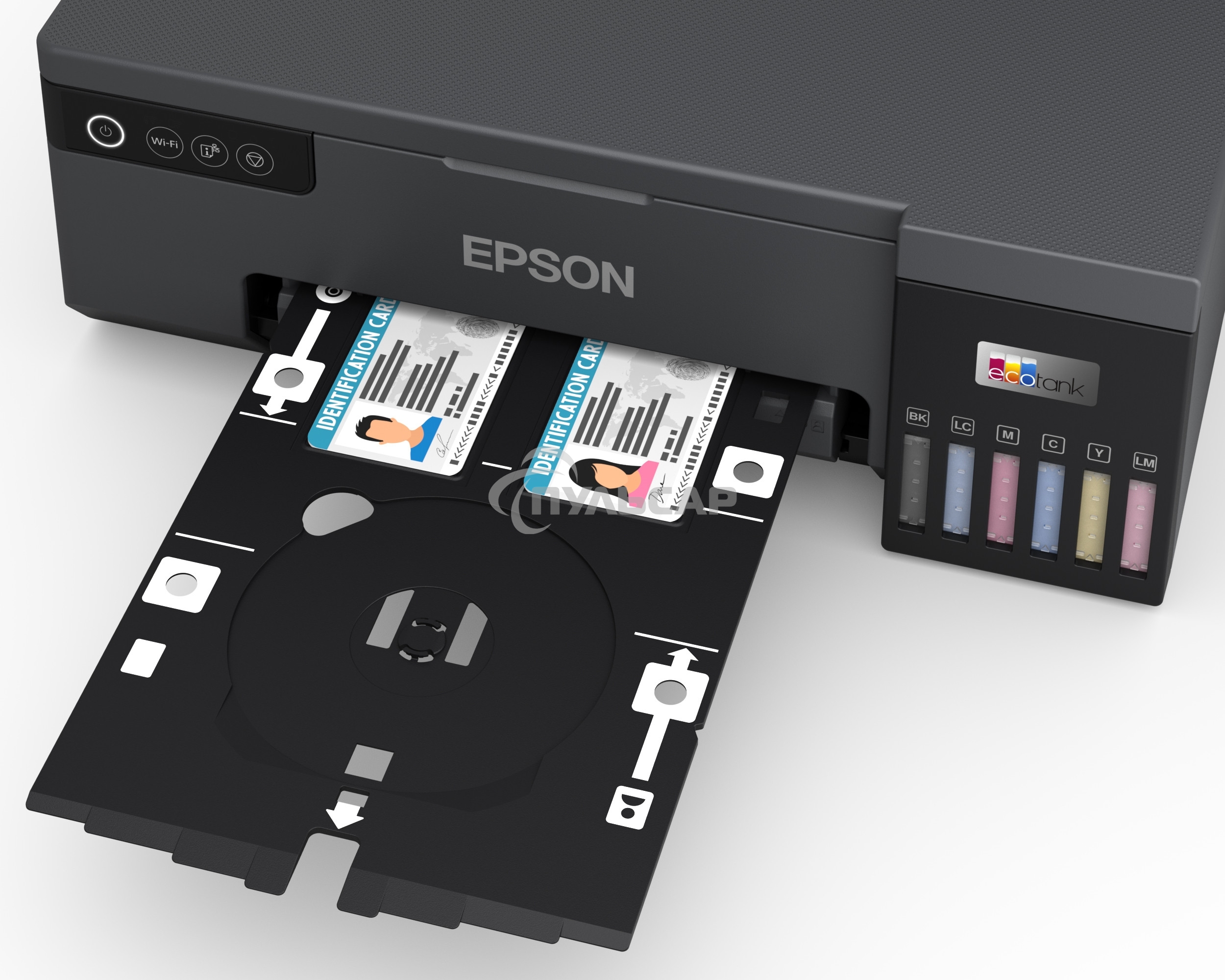 Принтер струйный Epson L8050 (C11CK37405/C11CK37402/C11CK37504/C11CK37507/C11CK37506), A4, цветное, печ. до 8 стр/мин., 1440 x 5760 dpi, USB, Wi-Fi