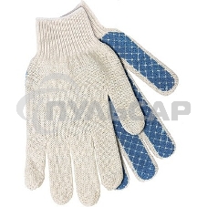 Перчатки трикотажные, ПВХ-покрытие 