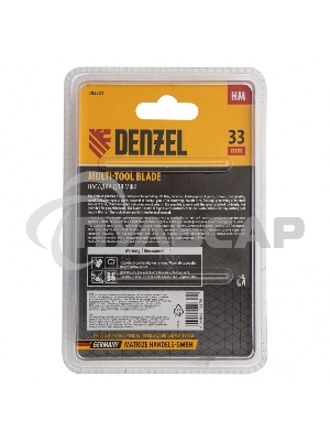 Насадка для МФИ шлифовальная дельтовидная, HM, по плитке и дереву, 33 мм Denzel