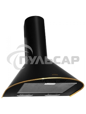 Вытяжка каминная Elikor Эпсилон 60П-430-П3Л черный/золотистый, 60 см, 430 куб. м/ч, 54 дБ