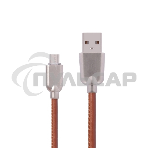 Кабель USB ACD-Allure Type-C ~ USB-A Кожа, 1м, коричневый (ACD-U926-C2N)