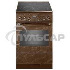 Плита электрическая Gefest ЭП Н Д 5560-03 0054 коричневый, конфорок 4 шт, духовка 55 л, 50 см x 85 см x 58.5 см
