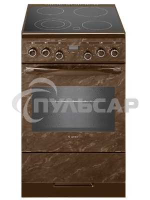 Плита электрическая Gefest ЭП Н Д 5560-03 0054 коричневый, конфорок 4 шт, духовка 55 л, 50 см x 85 см x 58.5 см