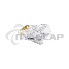 Коннектор RJ-45 ExeGate EX283691RUS Кат.6 (8P8C) под одножильный кабель (100шт)