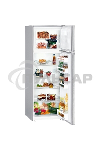 Холодильник Liebherr CTel 2931-26 001 серебристый двухкамерный 218/52л морозилка сверху