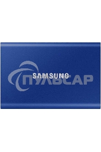 Внешний SSD Samsung T7, 2TB, USB 3.2 Gen 2 Type-C, R/W 1050/1000, синий