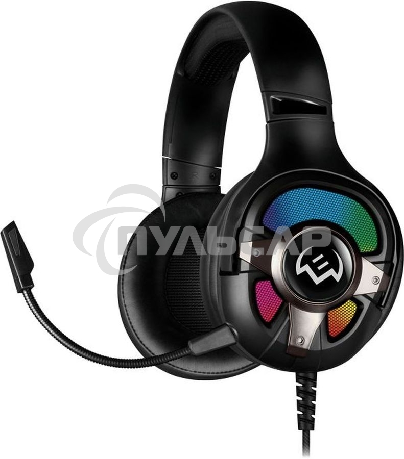 Наушники с микрофоном Sven AP-U1100MV черный 2.2м мониторные оголовье