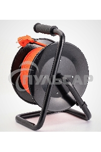 Удлинитель силовой Starwind ST-PSR4.40/G-20 4x4.0кв.мм 4розет. 40м ПВС 20A катушка темно-серый