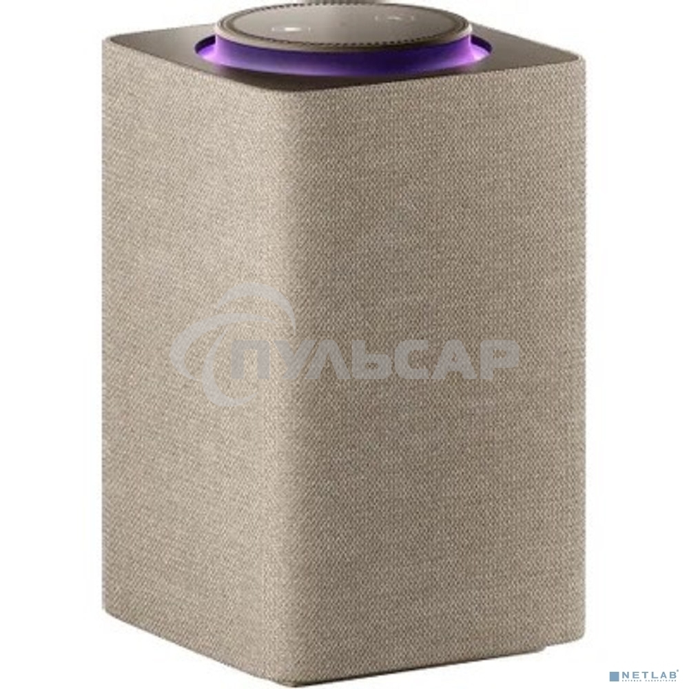 Умная колонка Яндекс Станция Макс, Zigbee, 65Вт, с голосовым ассистентом Алиса на YaGPT, бежевый