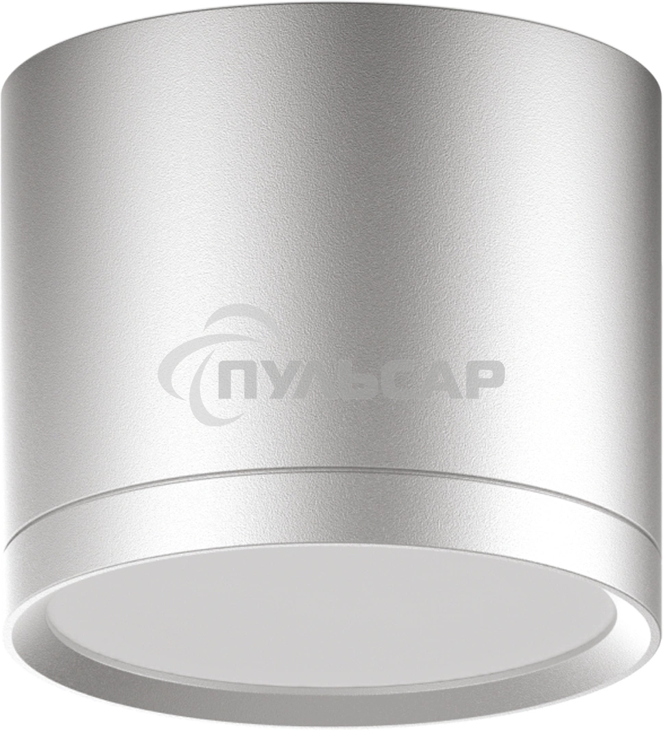 Светильник Gauss Хром/Сатин LED накладной с рассеивателем 10W 4100K 88х75мм 1/30