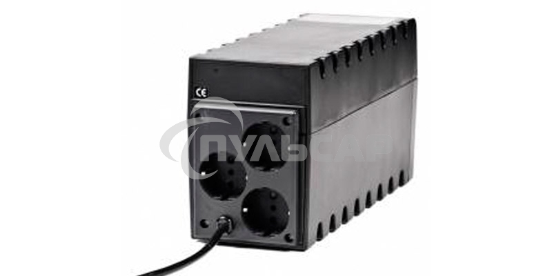 Источник бесперебойного питания Powercom Raptor RPT-800A EURO 480Вт 800ВА черный