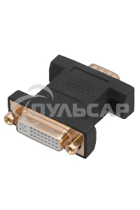 Переходник Rexant (17-6808) ПЕРЕХОДНИК шт.VGA - гн.DVI-I позолоченный GOLD