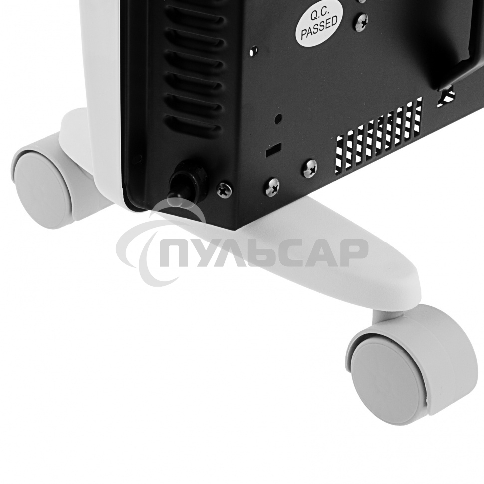 Конвектор гибридный Denzel HybridX-2000 белый, 2000 Вт, 30 м2, термостат, дисплей