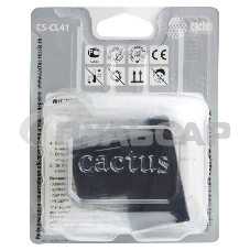 Картридж струйный Cactus CS-CL41 многоцветный (18 мл.) для Canon Pixma MP150/MP160/MP170/MP180/MP210/MP220/MP450/MP460/MP470/iP1200/iP1300/iP1600/iP1700/iP1800/iP190