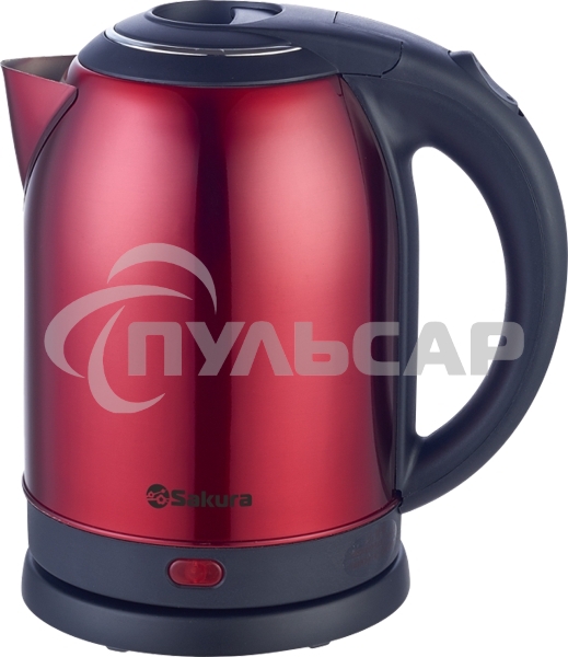 Чайник электрический Sakura SA-2121BR (2.0) красн метал+черн д