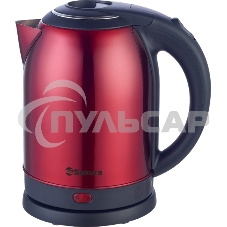 Чайник электрический Sakura SA-2121BR (2.0) красн метал+черн д