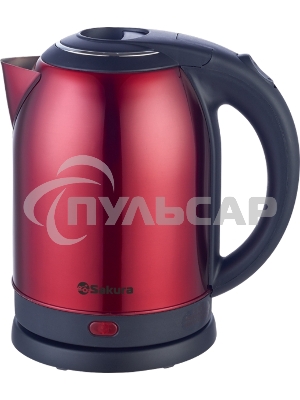 Чайник электрический Sakura SA-2121BR (2.0) красн метал+черн д