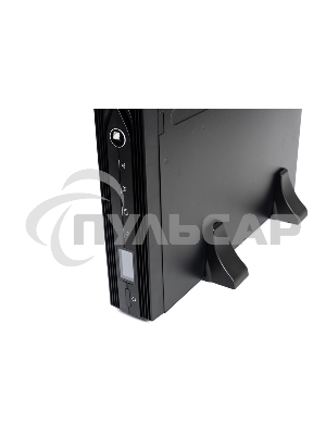 Источник бесперебойного питания SKAT-UPS 1000 RACK + 2x9Ah UPS 900 W, On-Line, sine, built-in rechargeable batteries 2 pcs x 9Ah