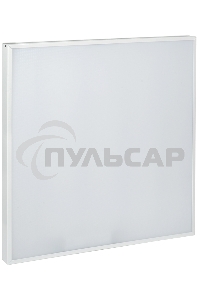 Светильник светодиодный Iek LDVO0-6576-50-4000-K01 ДВО 6576 595х595х25мм 50Вт 4000К опал аналог люм.свет. 4х18 накладных или в потолок Армстронг