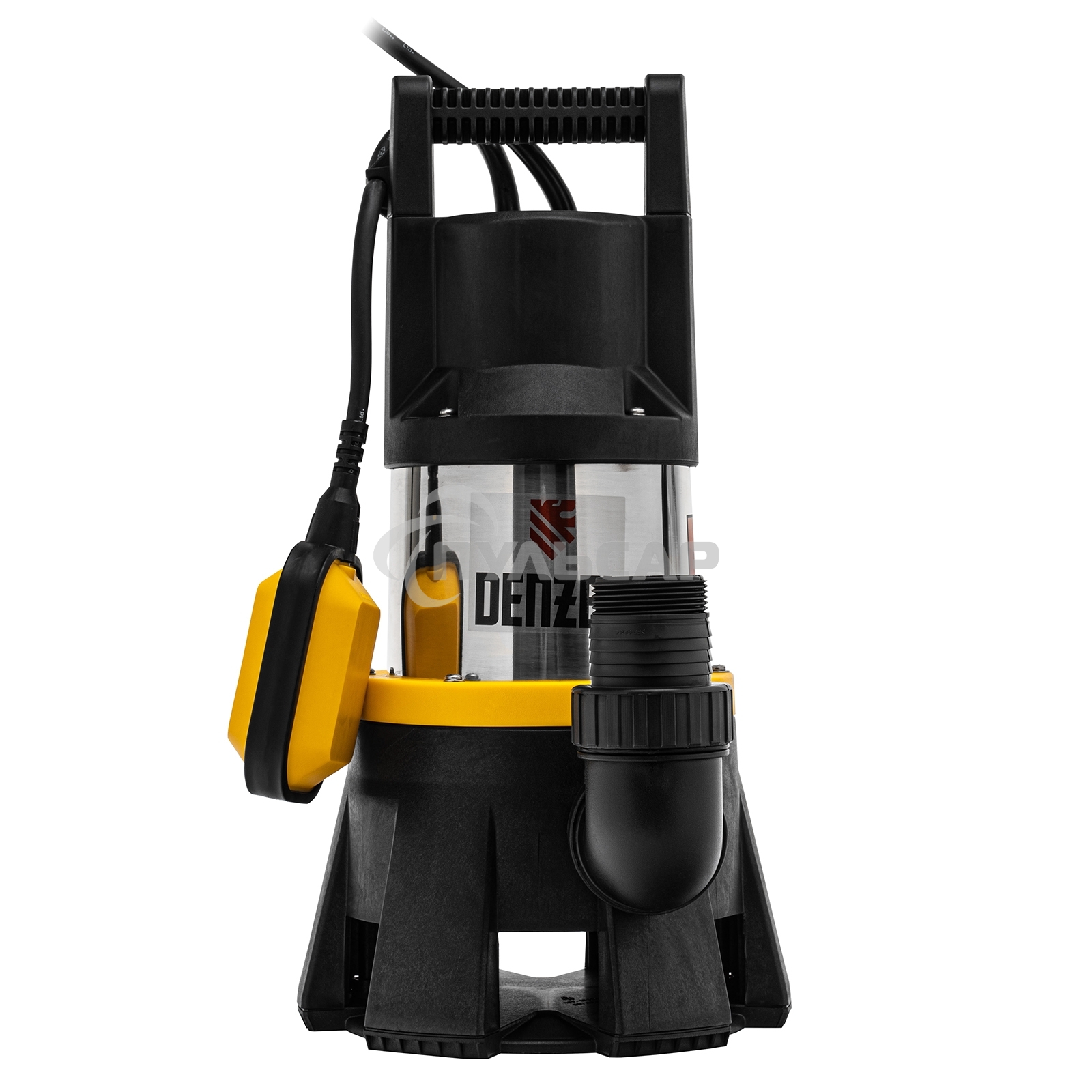 Дренажный насос DP1400X, 1400 Вт, подъем 11 м, 25000 л/ч Denzel