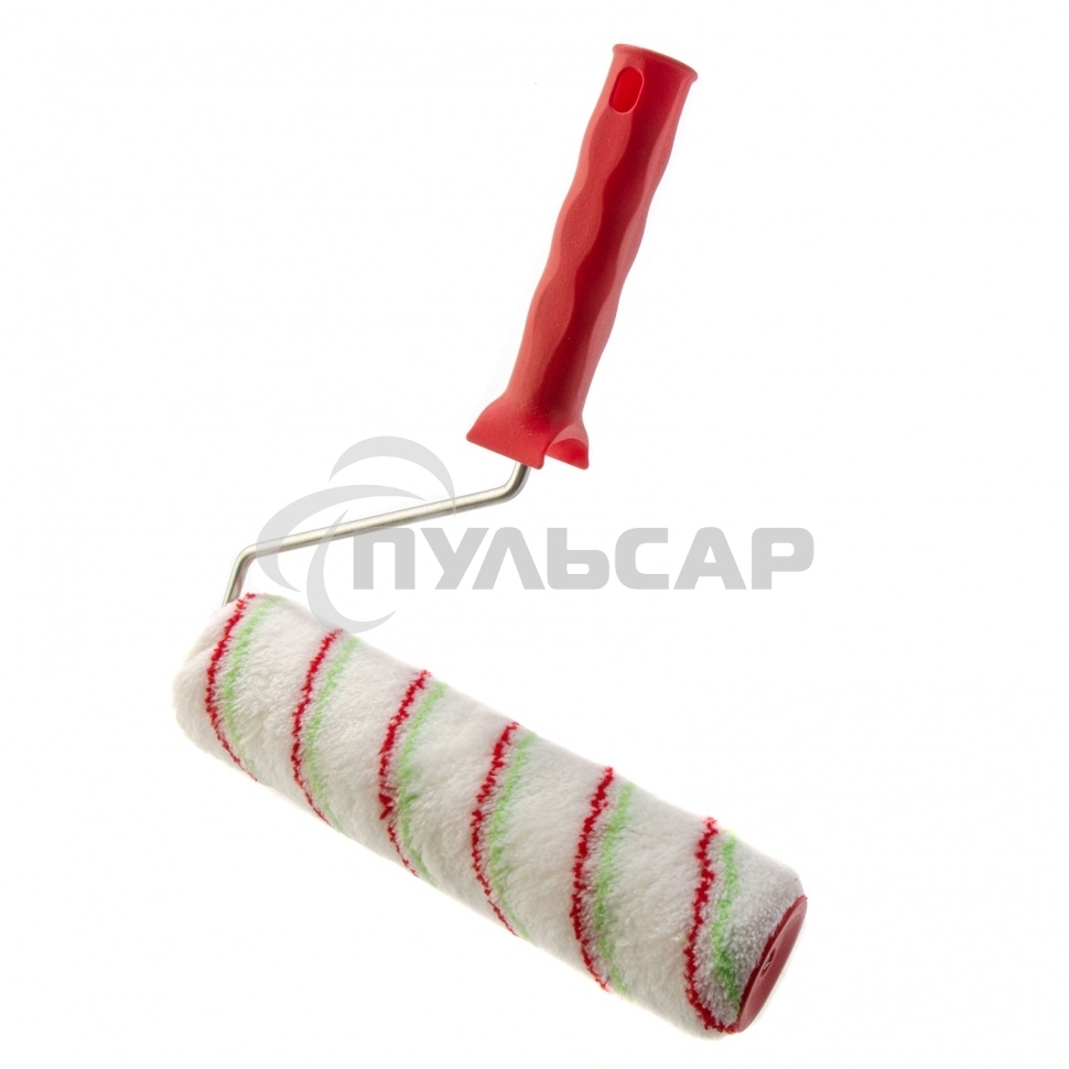 Валик Эмали, 250 мм, ворс 12 мм, D - 48 мм, D ручки - 6 мм, полиамид, полиакрил Сибртех