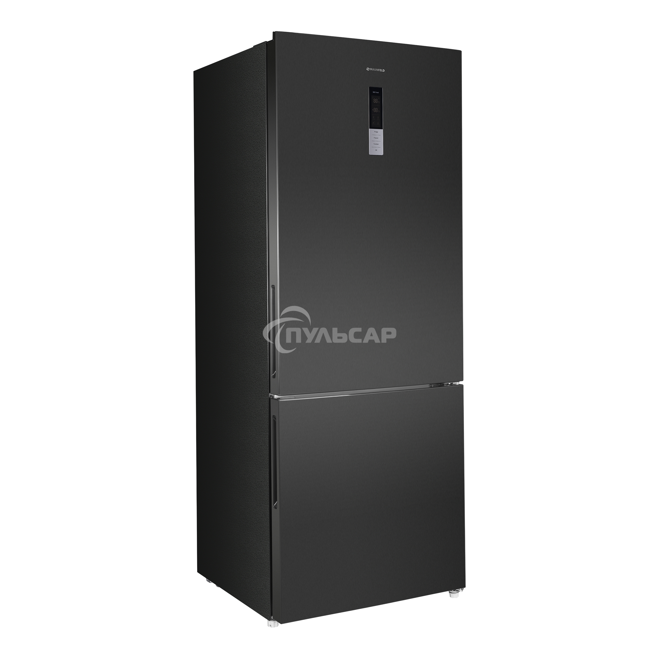 Холодильник Maunfeld MFF1857NFSB черный мат. инвертер двухкамерный 336/117л морозилка снизу