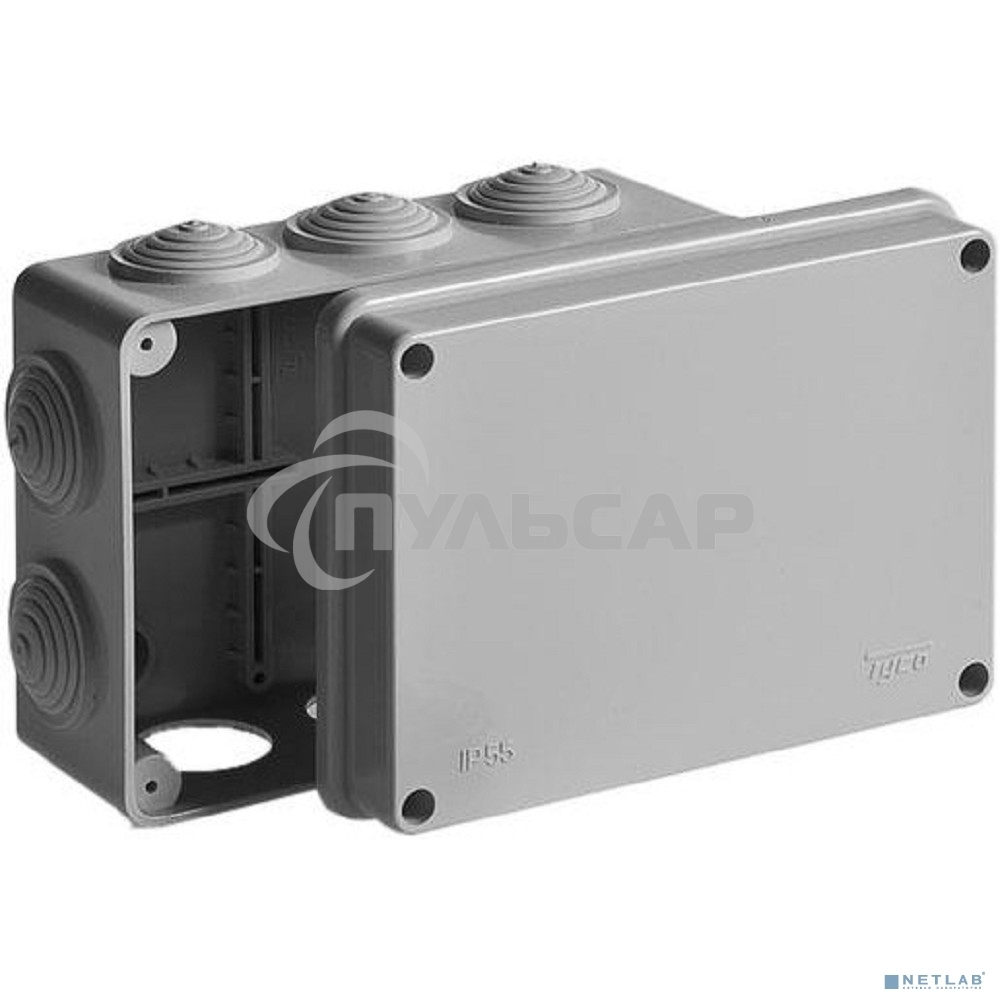 Рувинил 67055 Тусо.Коробка расп. для о/п, 200х140х75мм, 10вводов, IP55 