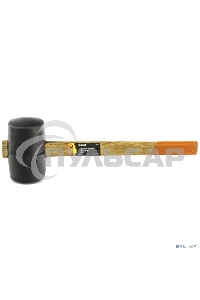 Киянка резиновая, 680 г, черная резина, деревянная рукоятка Sparta